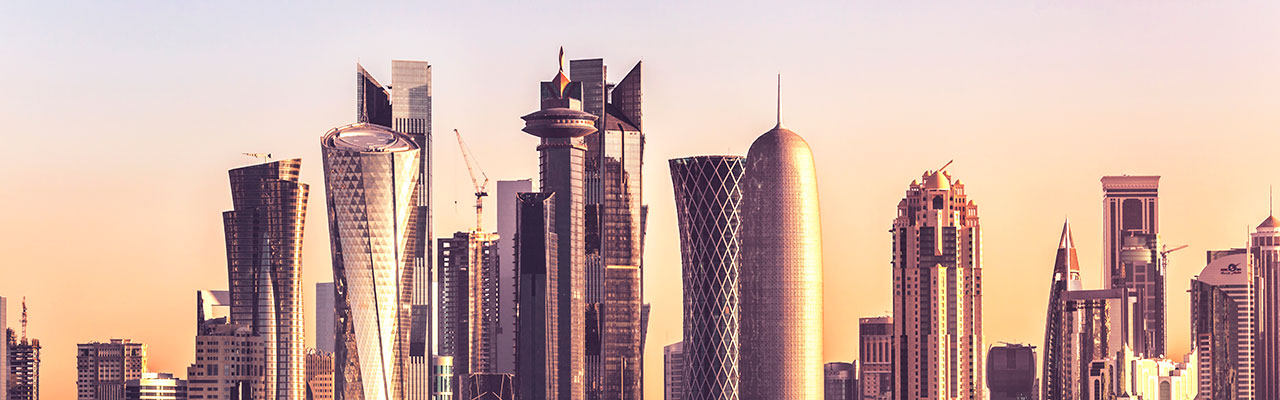 Qatar skyline