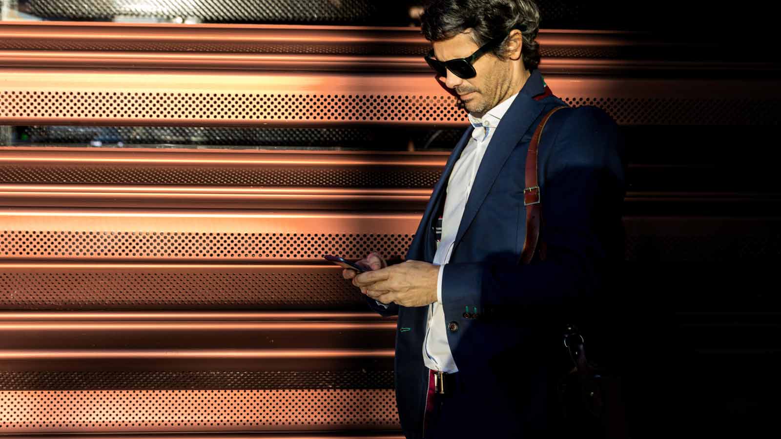 Man on phone