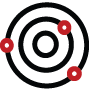 Prism Model Portfolio icon, a target