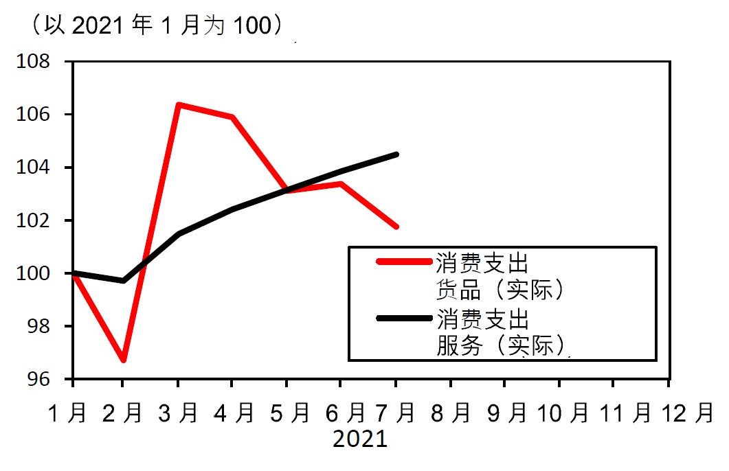 消费支出：货品对比服务