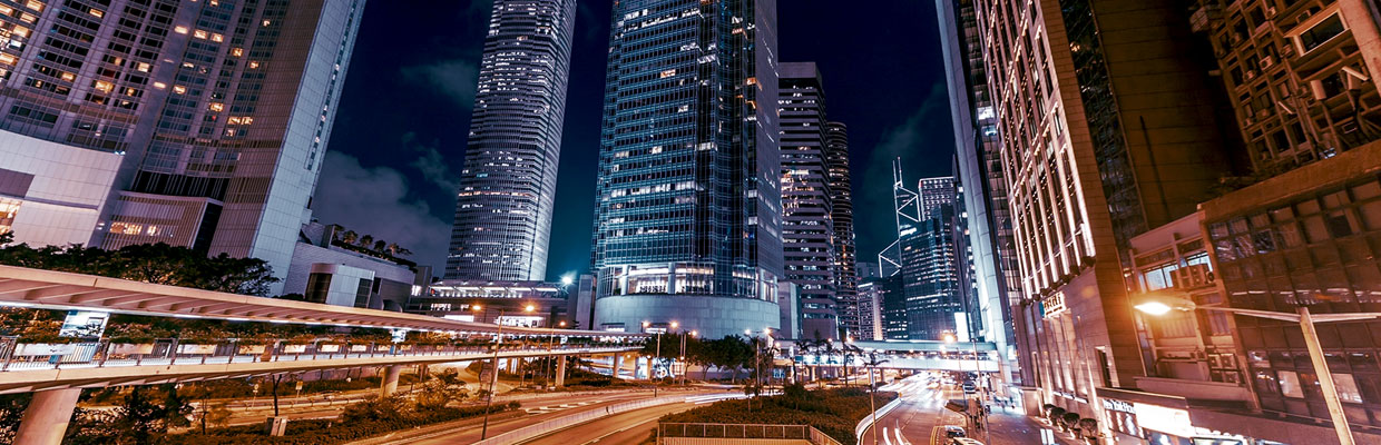 香港城市湾景