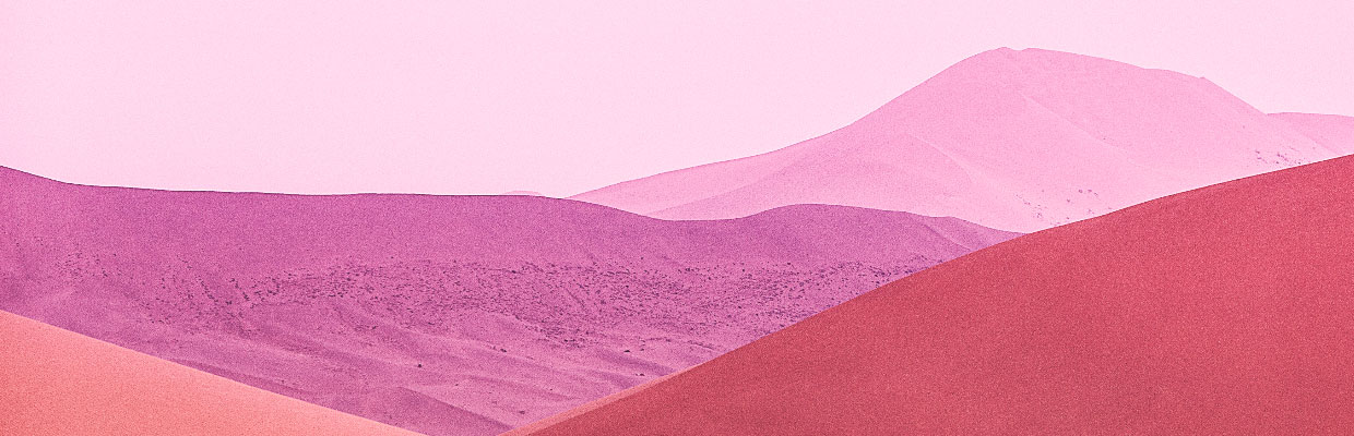 粉色沙漠